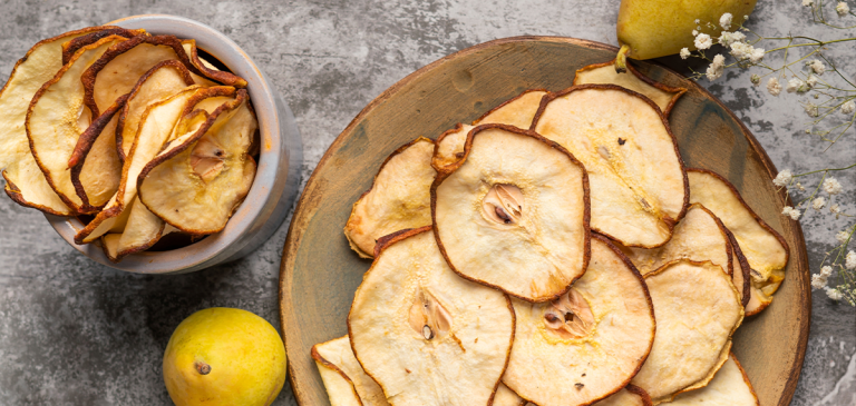 Crispy Baked Pear Chips Recipe by Pittman Davis
