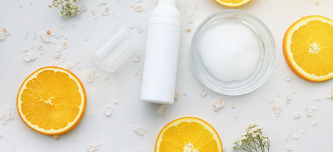 Citrus skin care routine