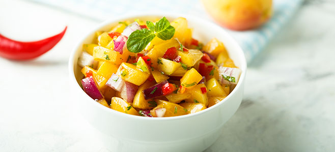 peach salsa