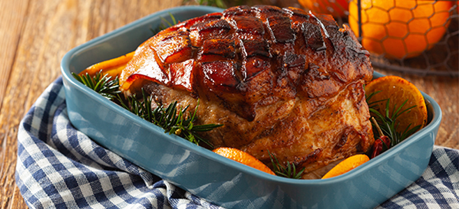 honey mandarin ham