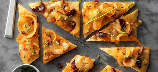 foccaccia with onions