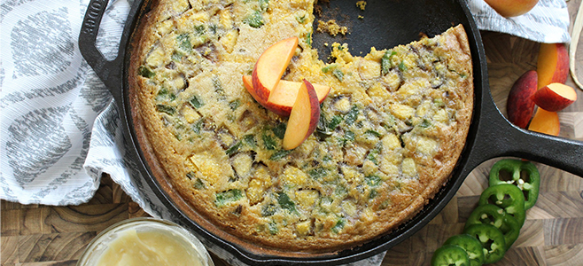 florida peach cornbread