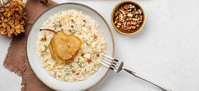 Risotto Pears and Walnuts Recipe