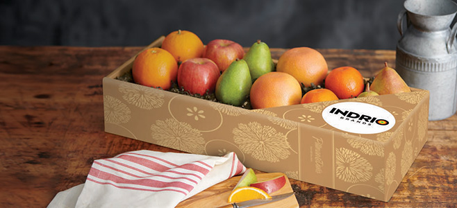 custom business gift - fresh fruit box - unique business gifts