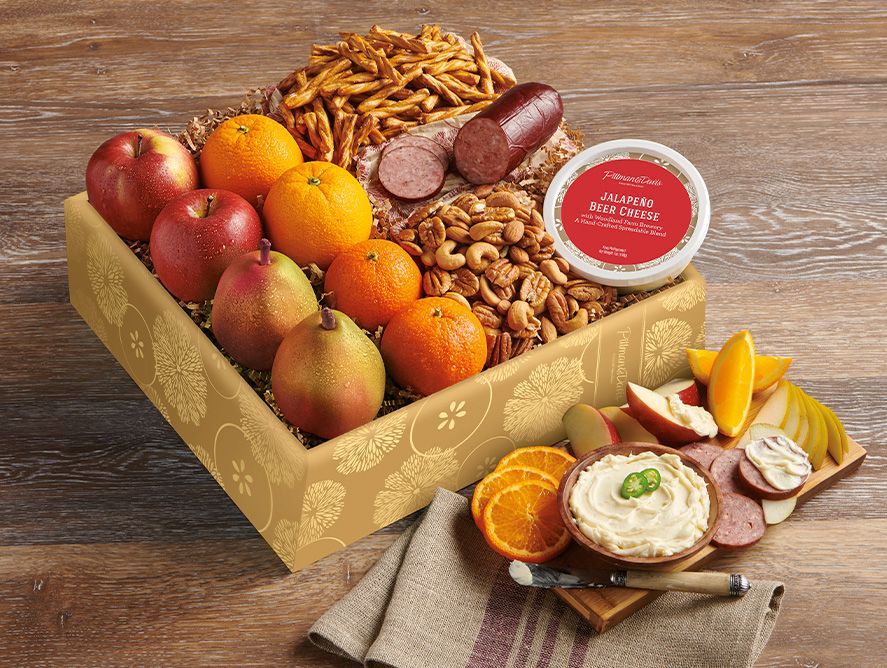 Deluxe Fruit & Snacks Gift Box