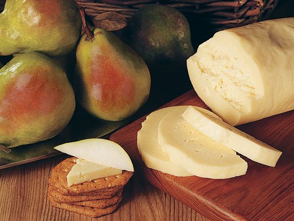 Comice Pears and Havarti or Stilton Cheese