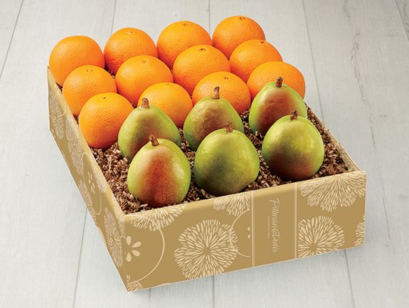 1/3 BUSHEL NAVEL ORANGES/6 COMICE PEARS/SPECIAL