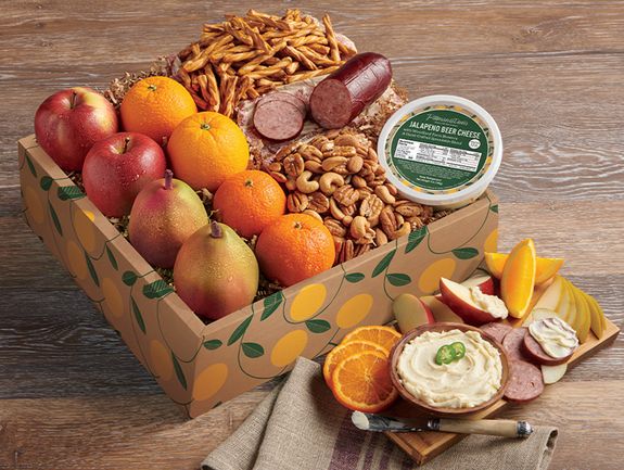 Deluxe Fruit & Snacks Gift Box
