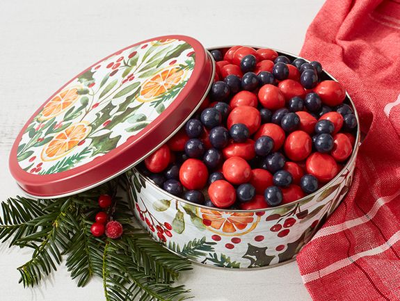 Chocolate Covered Bing Cherries & Blueberries