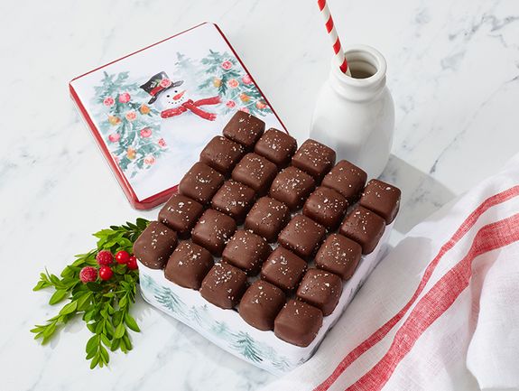 Dark Chocolate Sea Salt Caramels