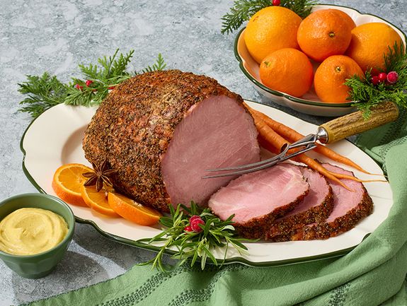 Smoked Peppered Boneless Ham