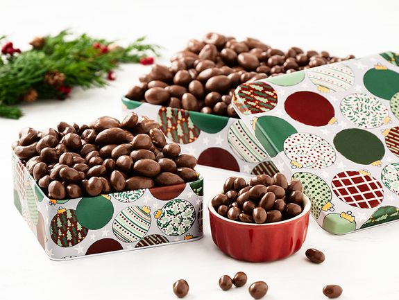 Chocolate-Covered Nut Quartets