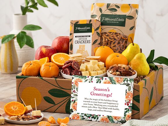 Deluxe Fruit & Snacks Gift Box