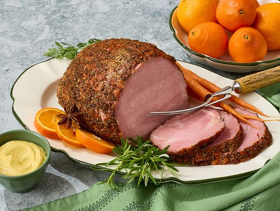 Smoked Peppered Boneless Ham