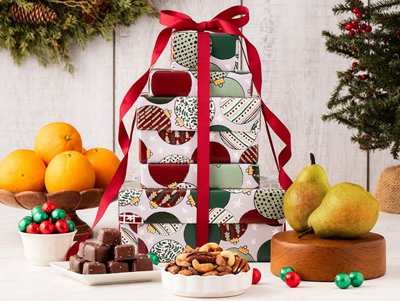 Holiday Treats Gift Tower