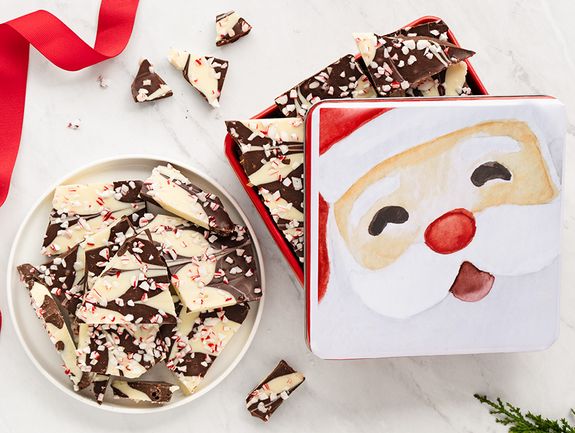 Dark & White Chocolate Peppermint Bark