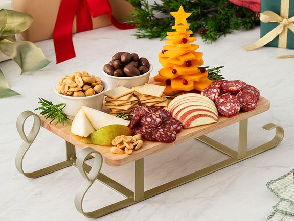 Holiday Sled Charcuterie Board