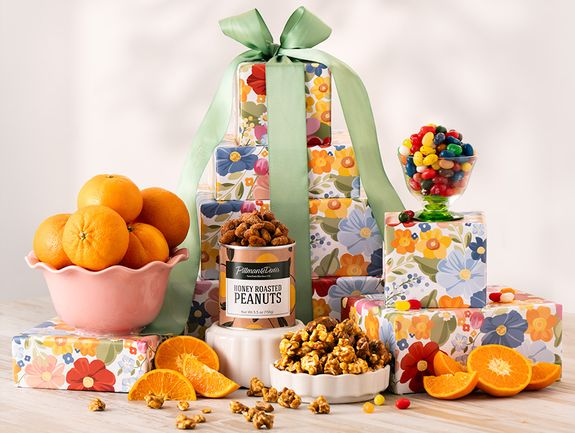 Springtime Floral Tower