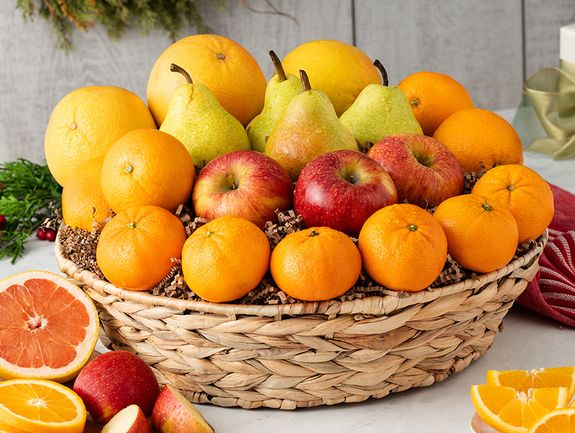 Winter Fruit Medley Gift Basket