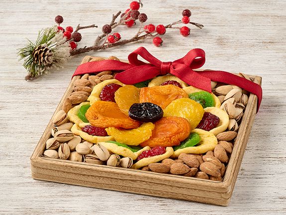 Fruit & Nut Ornament Gift Tray