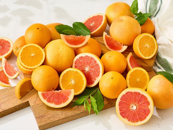 Ruby Red Grapefruit and Navel Oranges