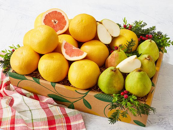 12 Rio Ruby Red Grapefruit, Plus 6 King Comice Pears