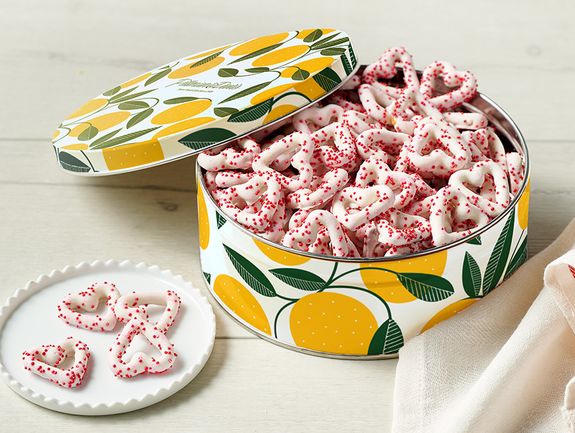 Valentine Mini Heart Pretzel Gift Tin