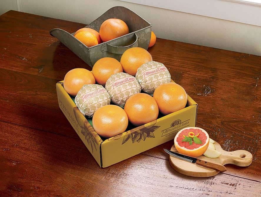 2/5 Bushel of Navel Oranges and Grapefruit Pittman & Davis
