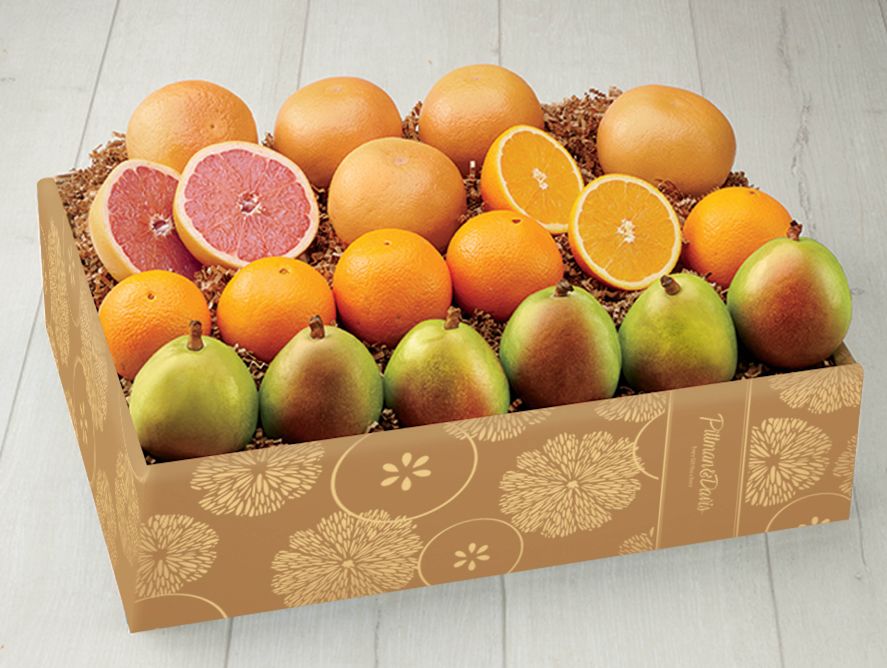 1/3 BU GRAPEFRUIT/NAVEL ORGS/6 COMICE PEARS SPC