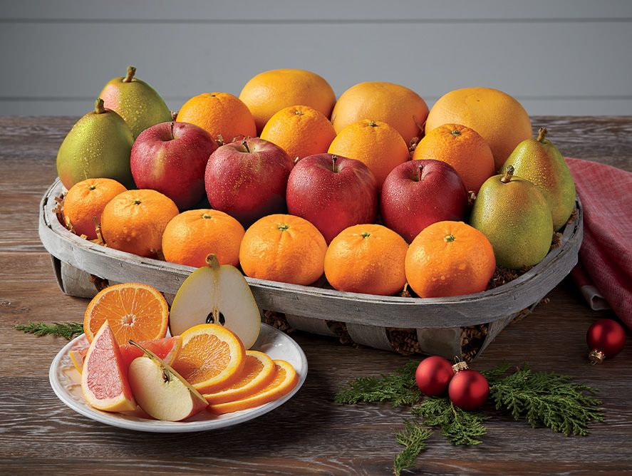 Winter Fruit Medley Gift Basket