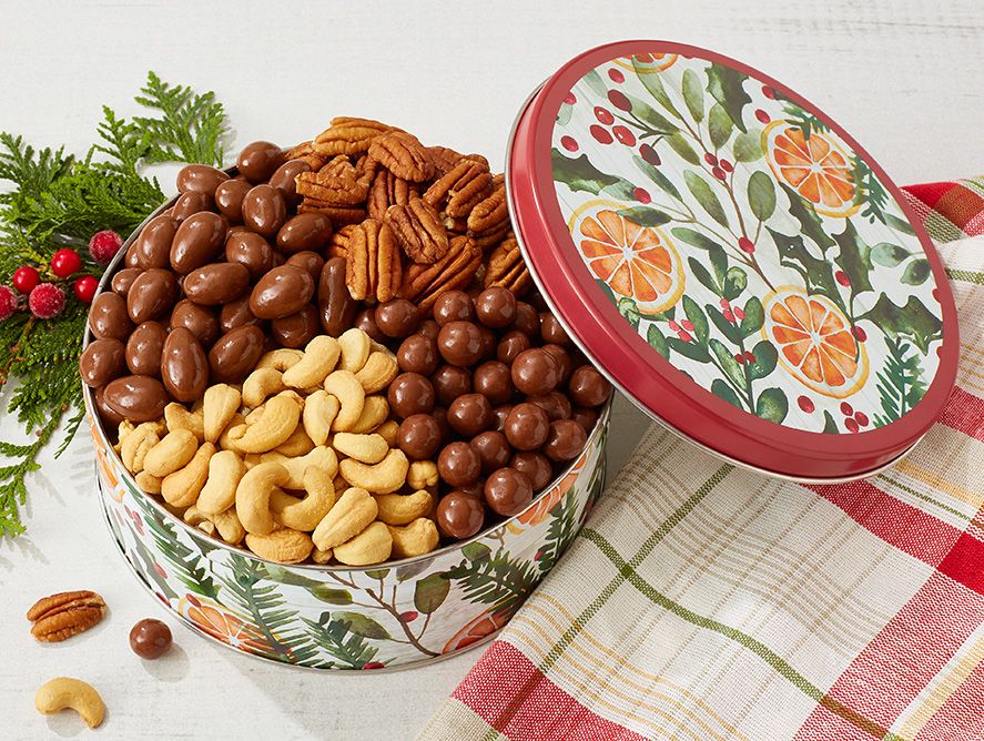 24 oz. Nuts About Chocolate Gift Tin