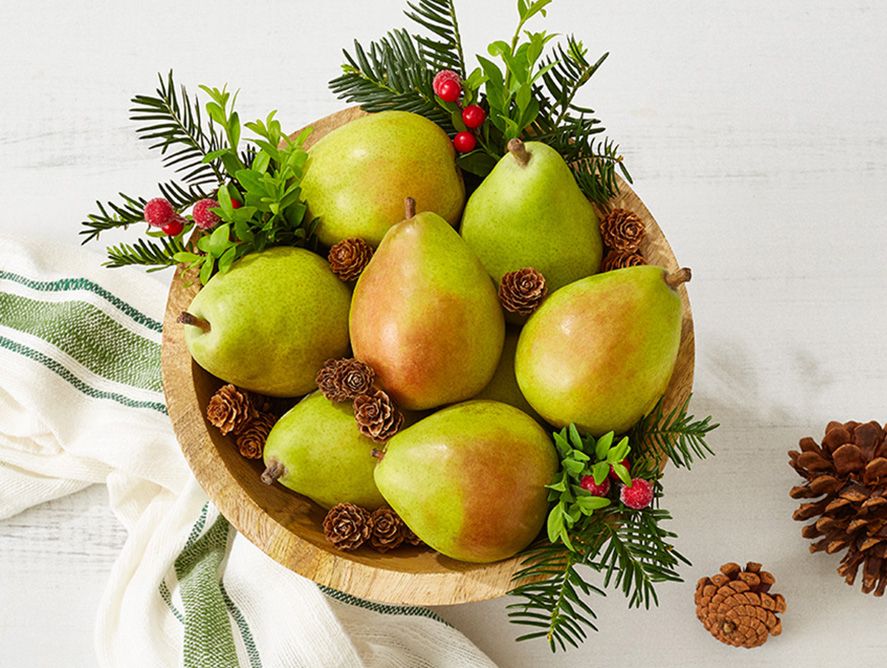Nine Comice Pears