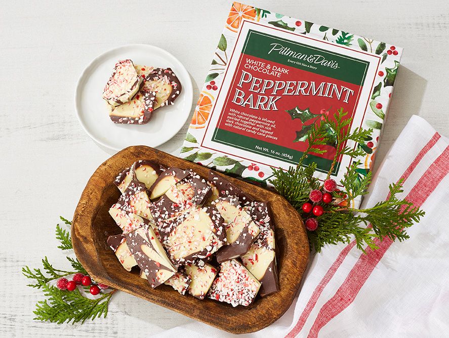 White & Dark Chocolate Peppermint Bark
