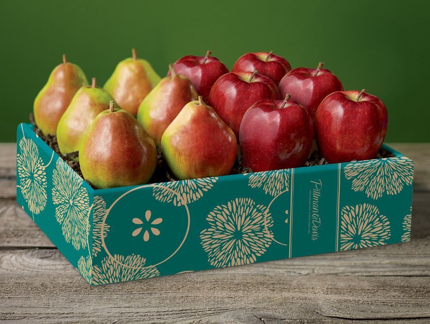 6 Each Large Comice Pears Plus Red Mountain Apples Pittman Davis