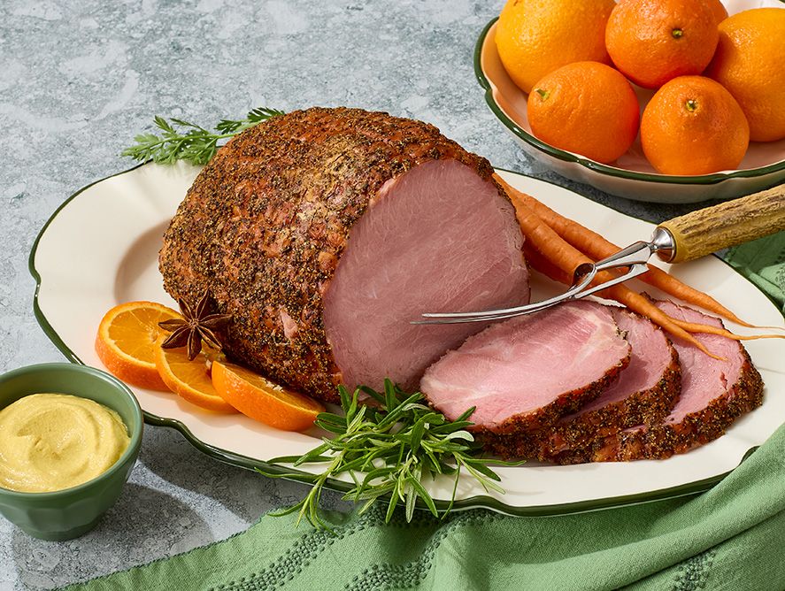 Smoked Peppered Boneless Ham